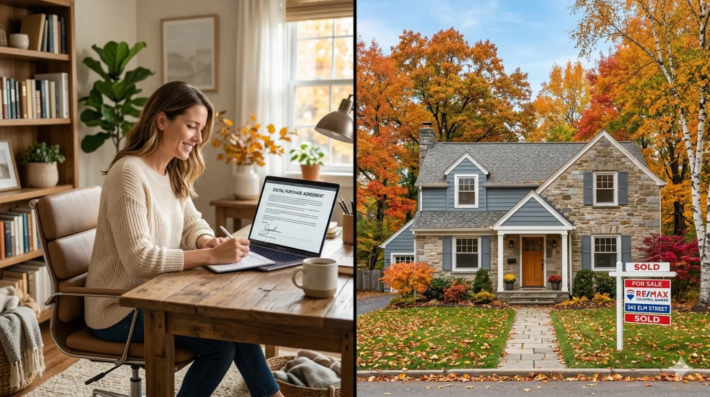 Out of state property owner selling a vacant house in Pennsylvania remotely from a home office laptop